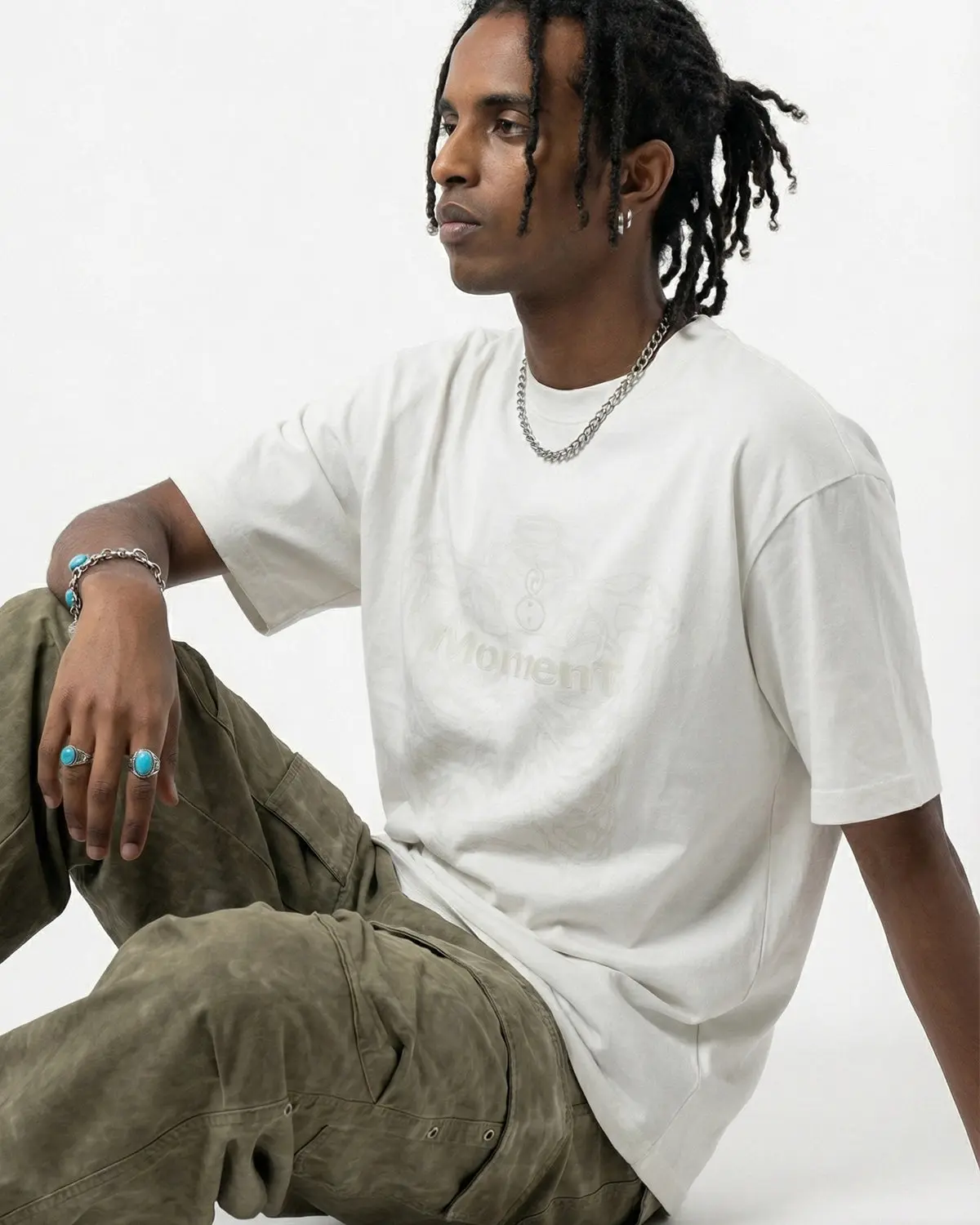 Dual-Effect Graphic Heavyweight Tshirt | Inflation Streetwear - Image 2