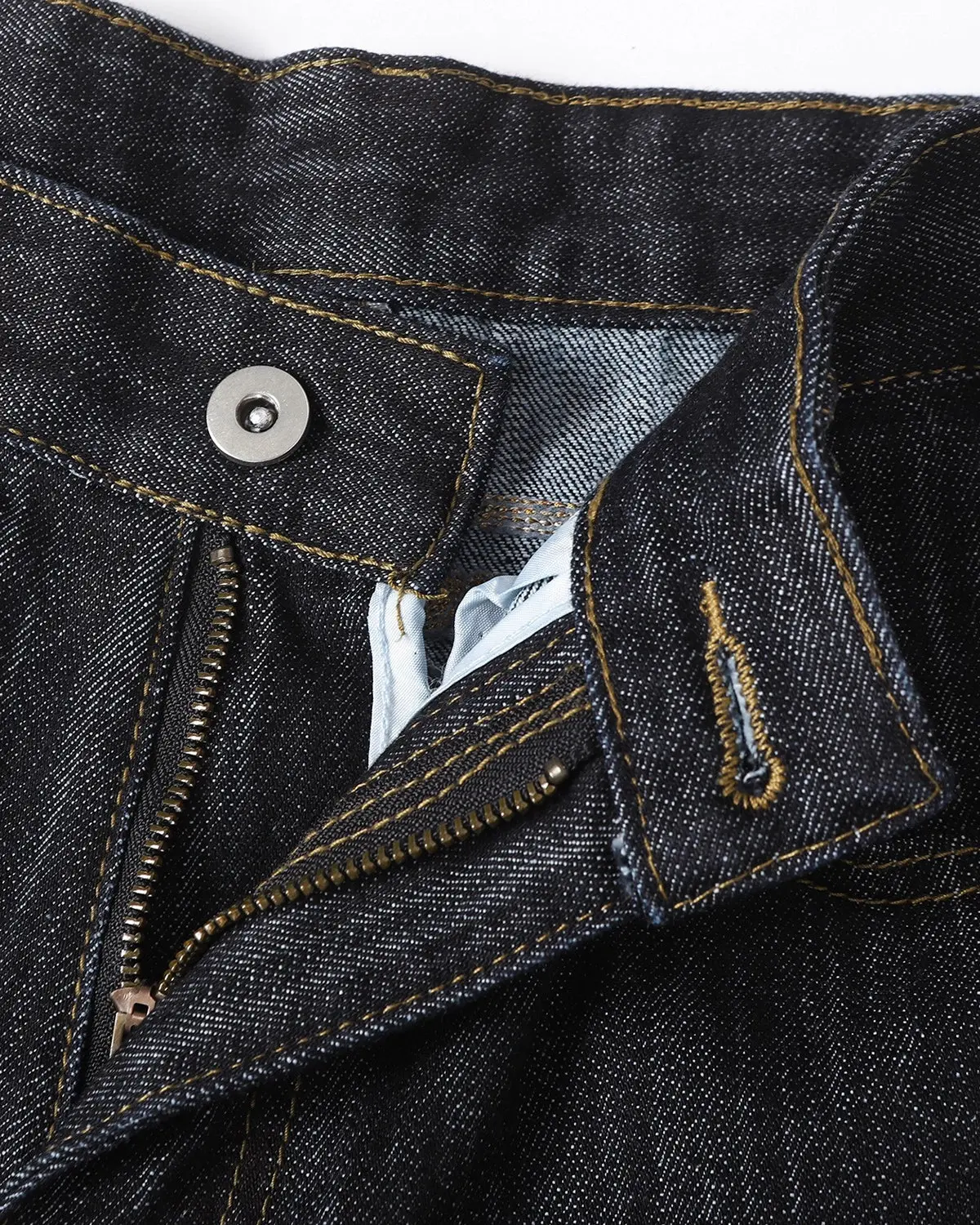 Embroidered Raw Baggy Jeans | Inflation Streetwear - Image 5