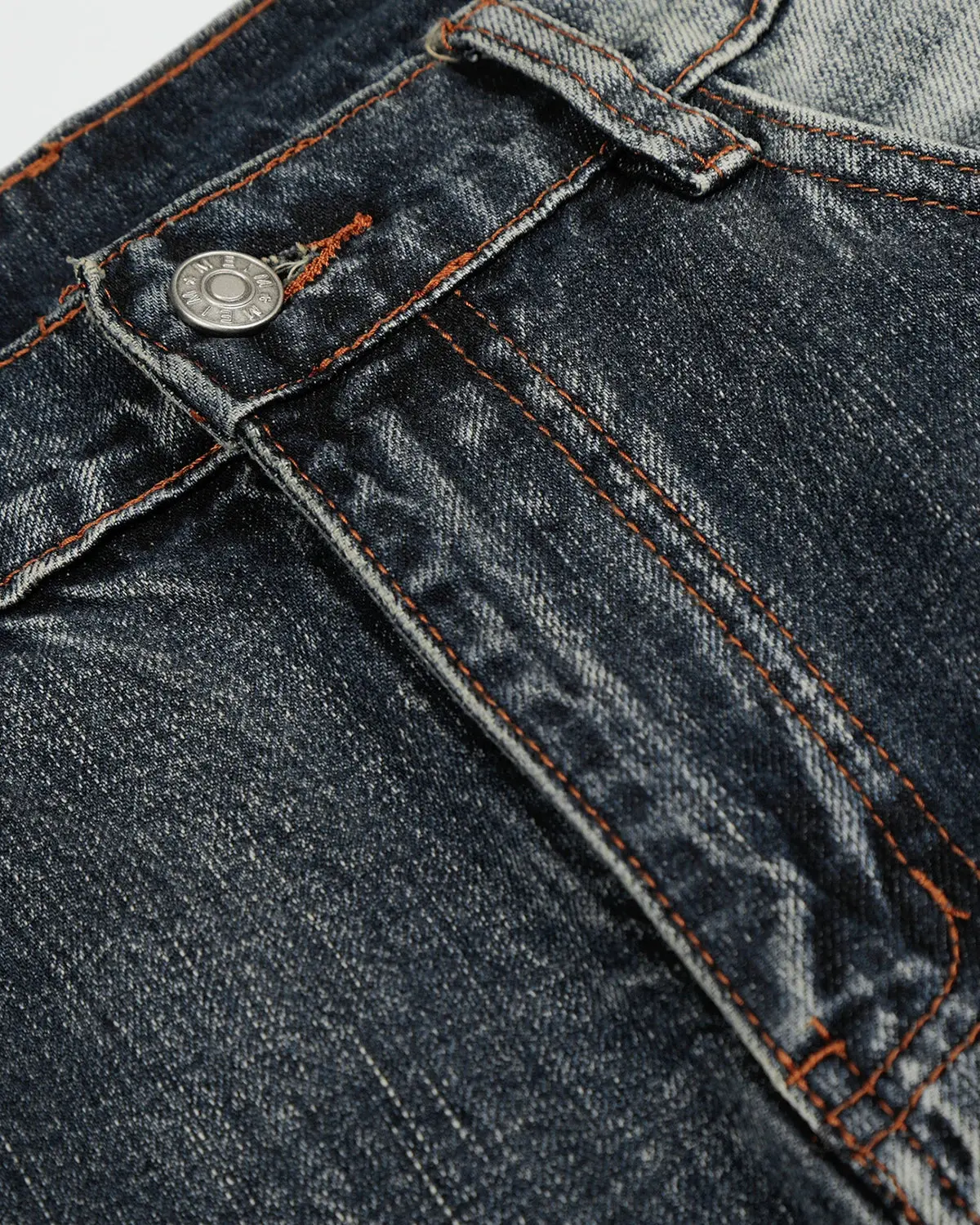 Faded Whisker Baggy Jeans | Inflation Streetwear - Image 7