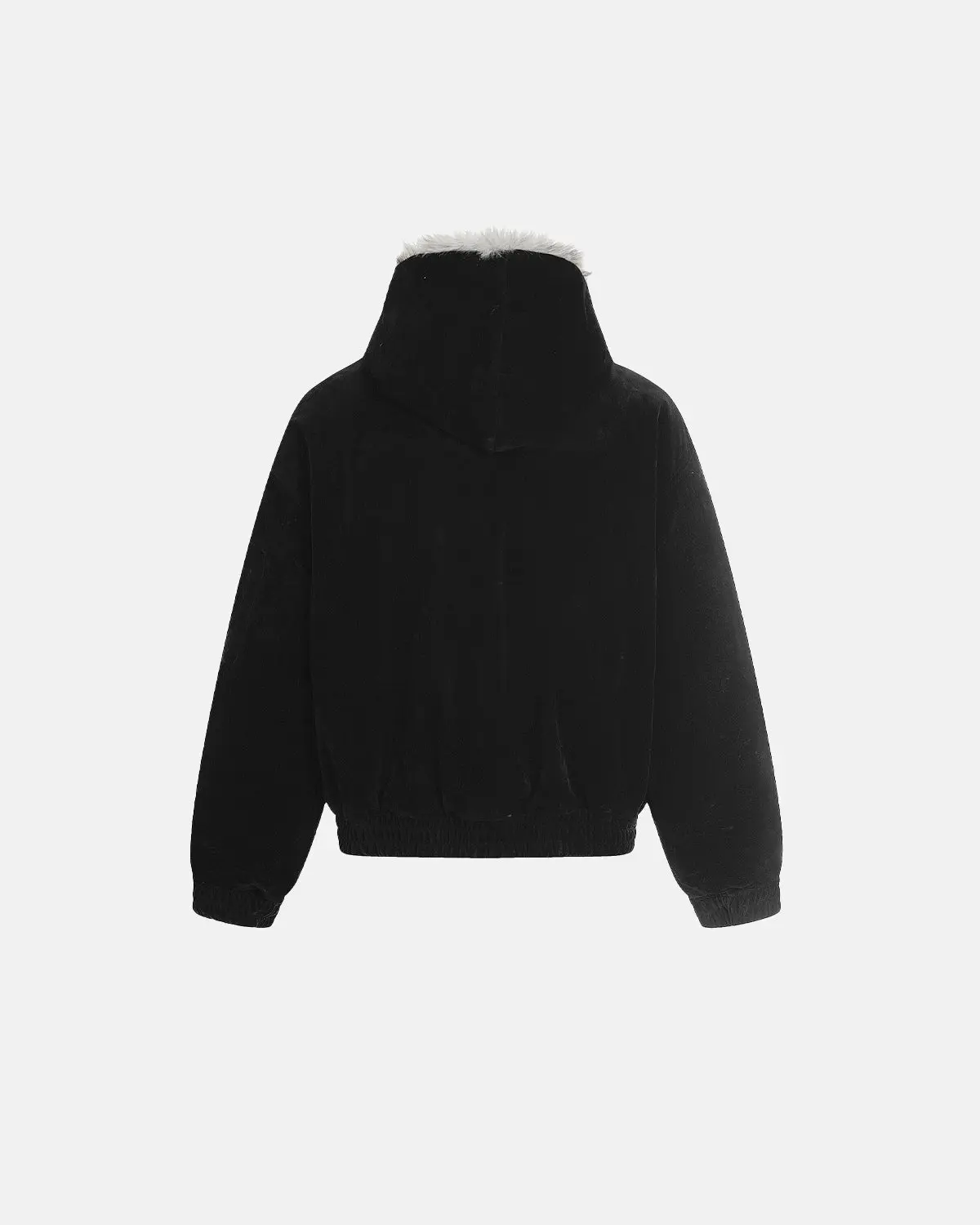 Faux Fur Lined Clasp Bomber Jacket | Inflation Streetwear - Image 10