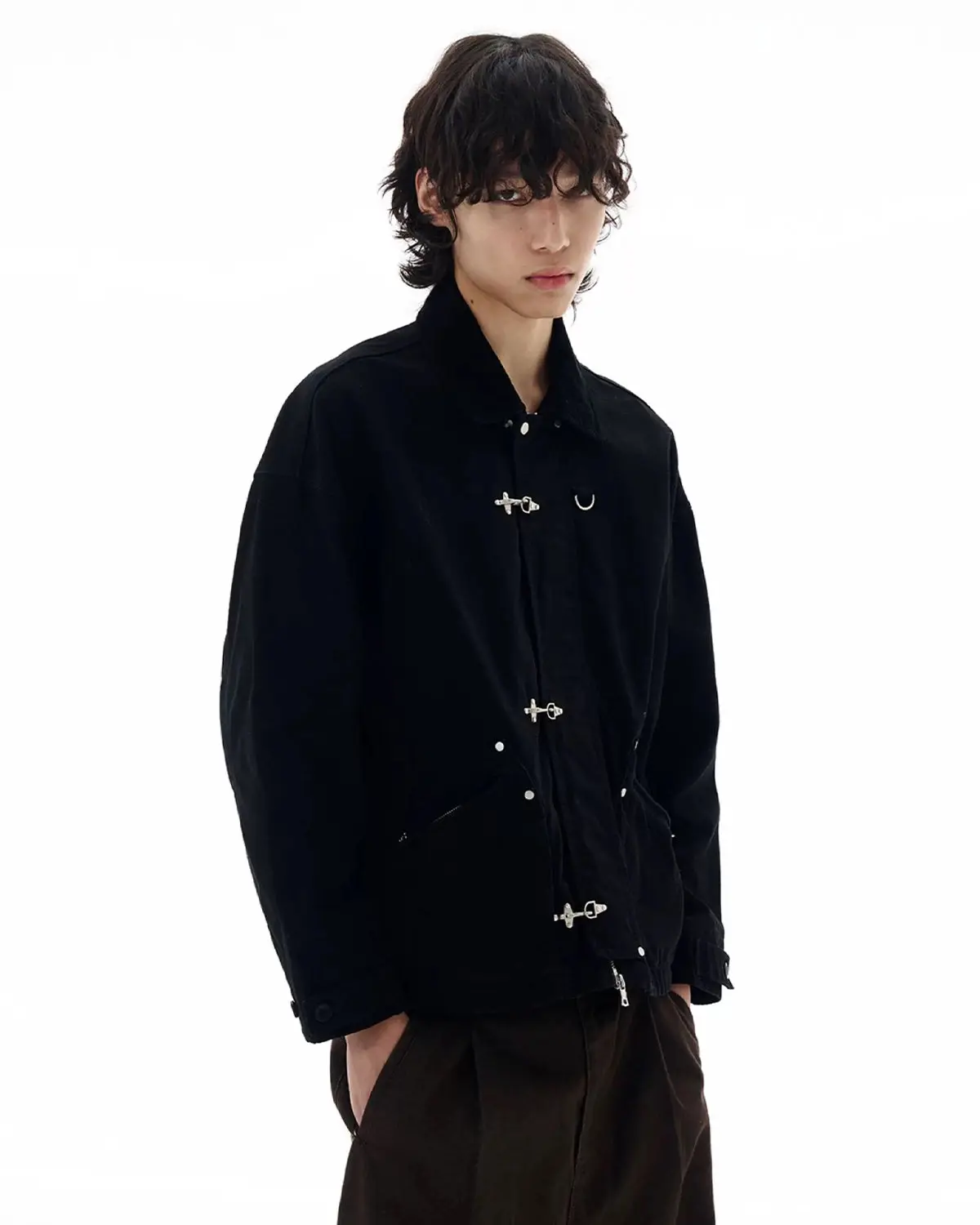 Fireman Buckle Worker Zip Up Jacket | Inflation Streetwear - Image 5