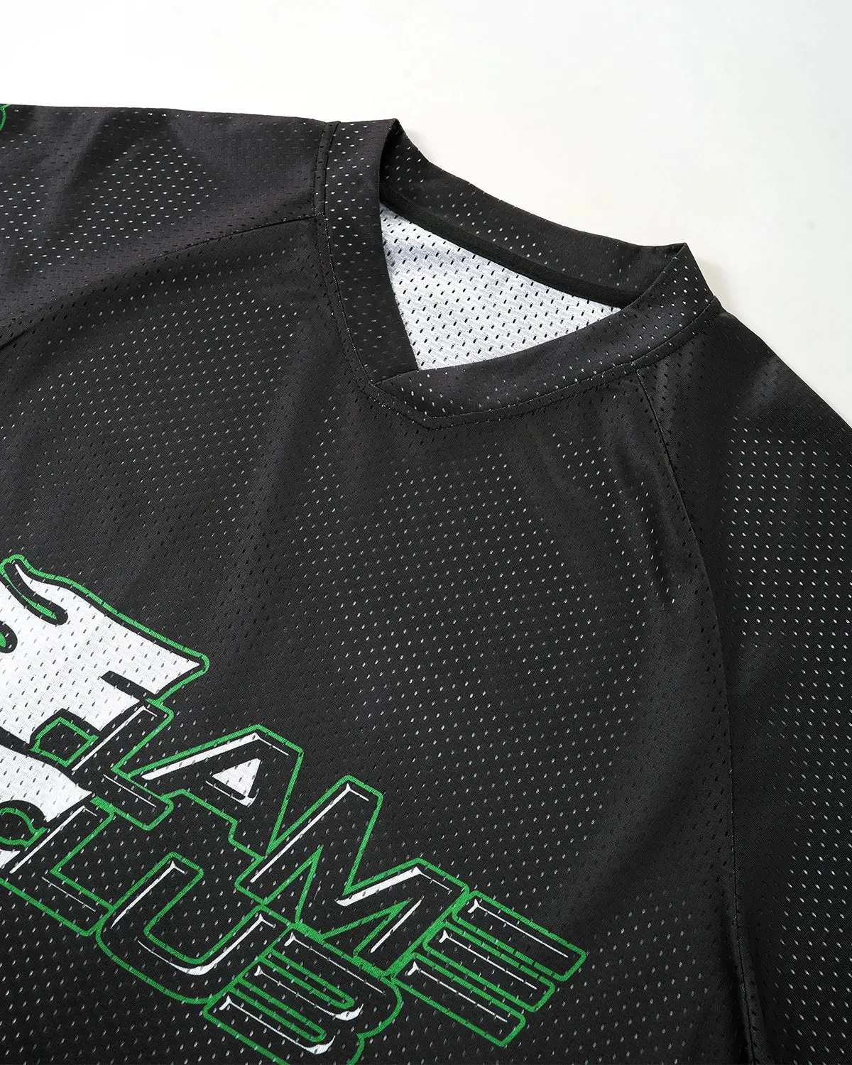 Flame Print Mesh Tees | Inflation Streetwear - Image 5