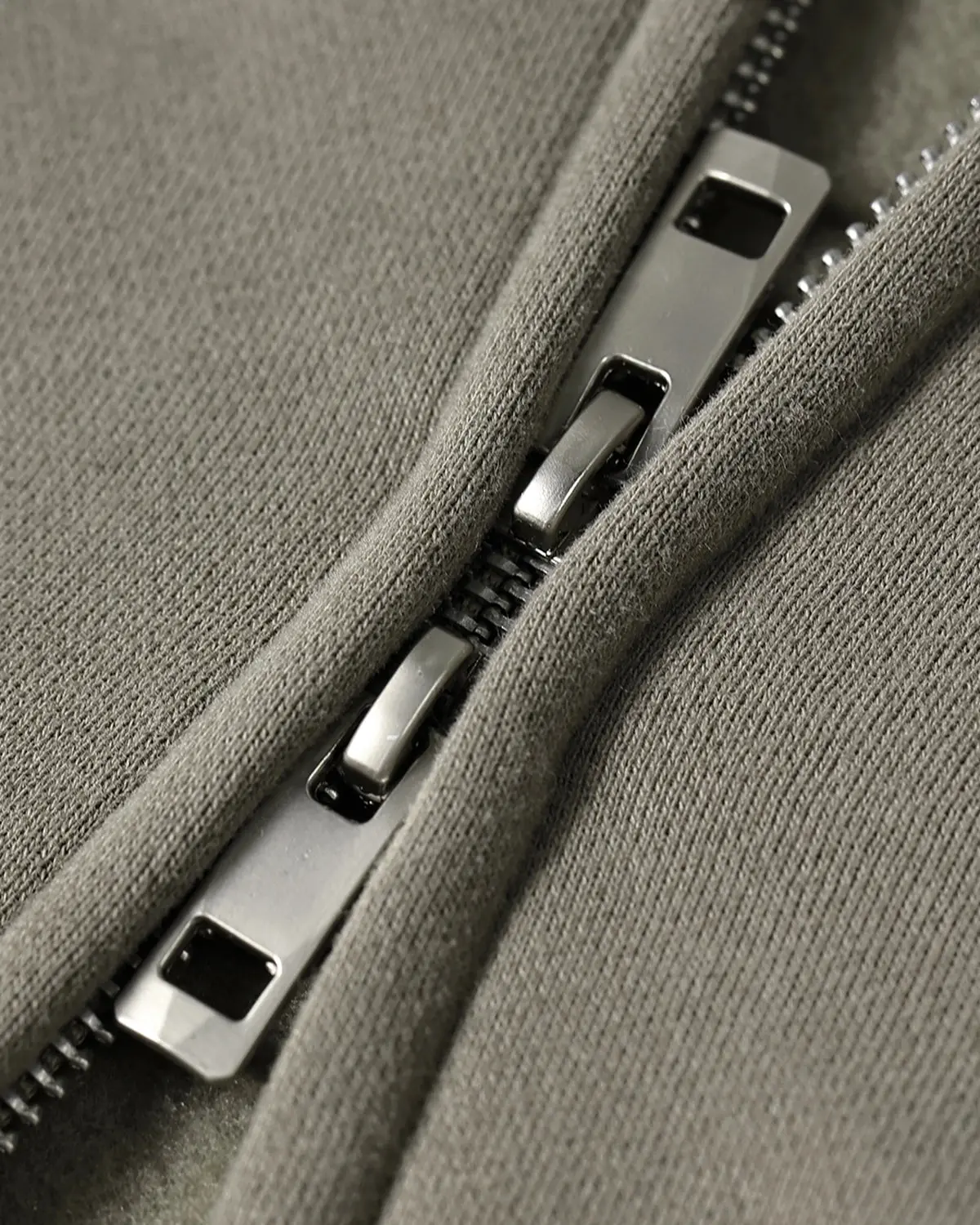 Fleece Double Zip Up Hoodies | Inflation Streetwear - Image 15