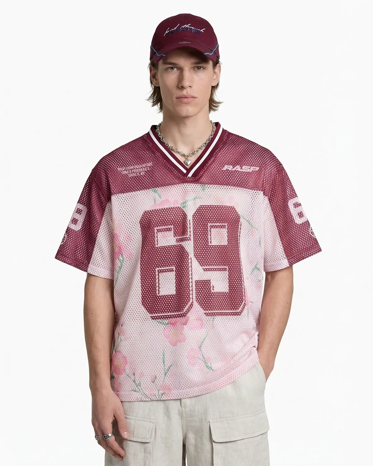 Floral Digital Print Mesh Jersey | Inflation Streetwear - Image 5