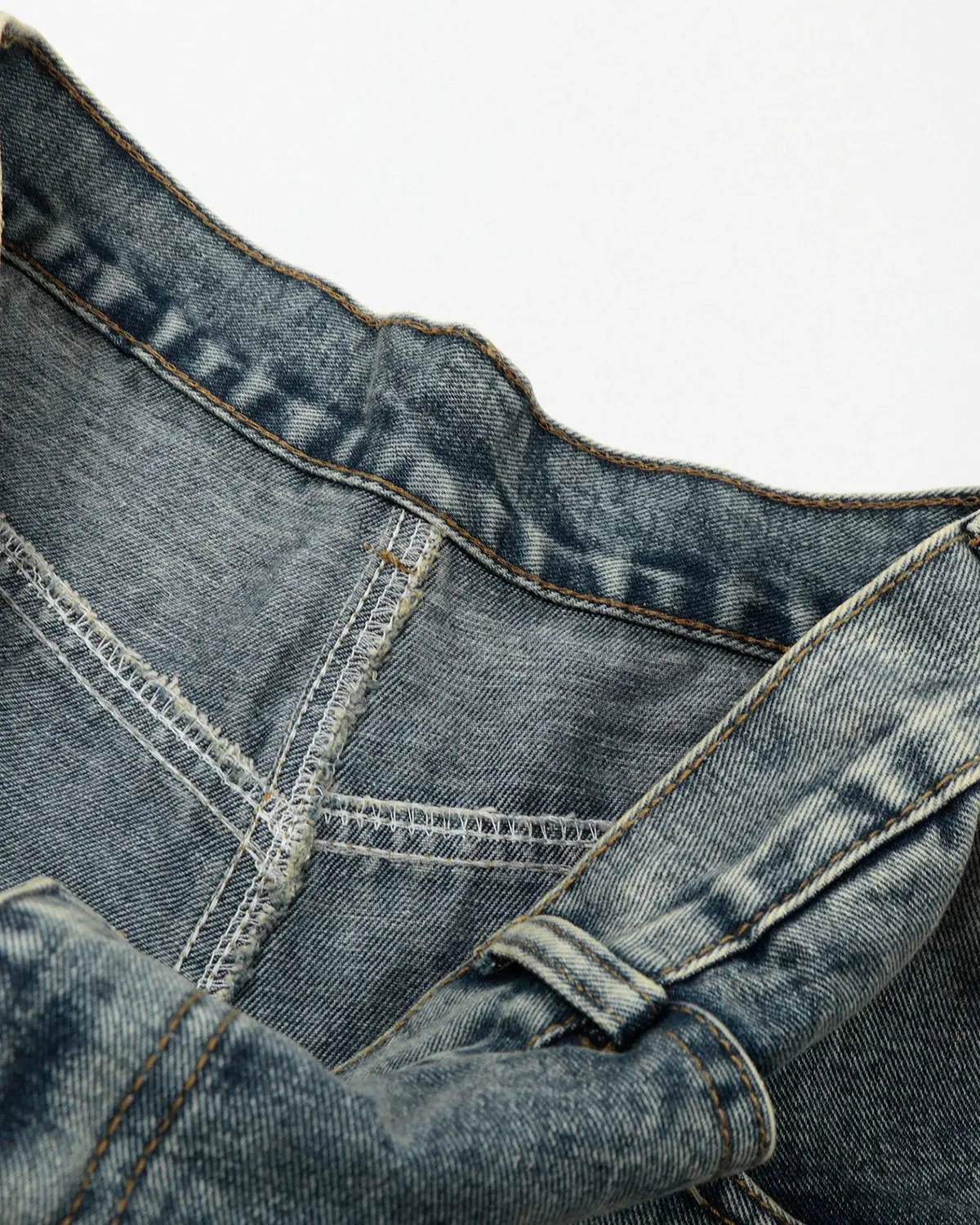 Floral Embroidered Long Baggy Jorts | Inflation Streetwear - Image 9