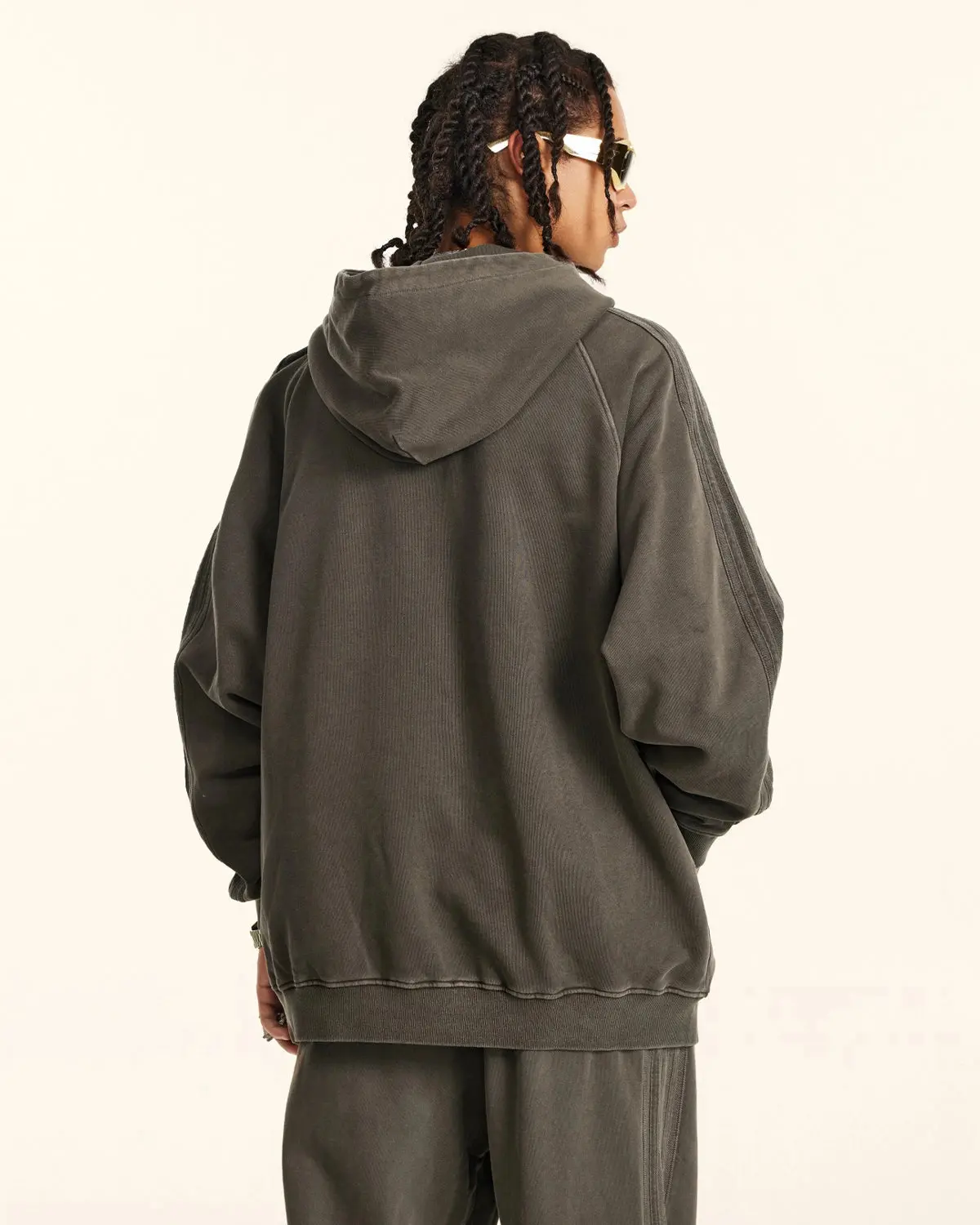 Frayed Seam Acid Wash Hoodies | Inflation Streetwear - Image 4