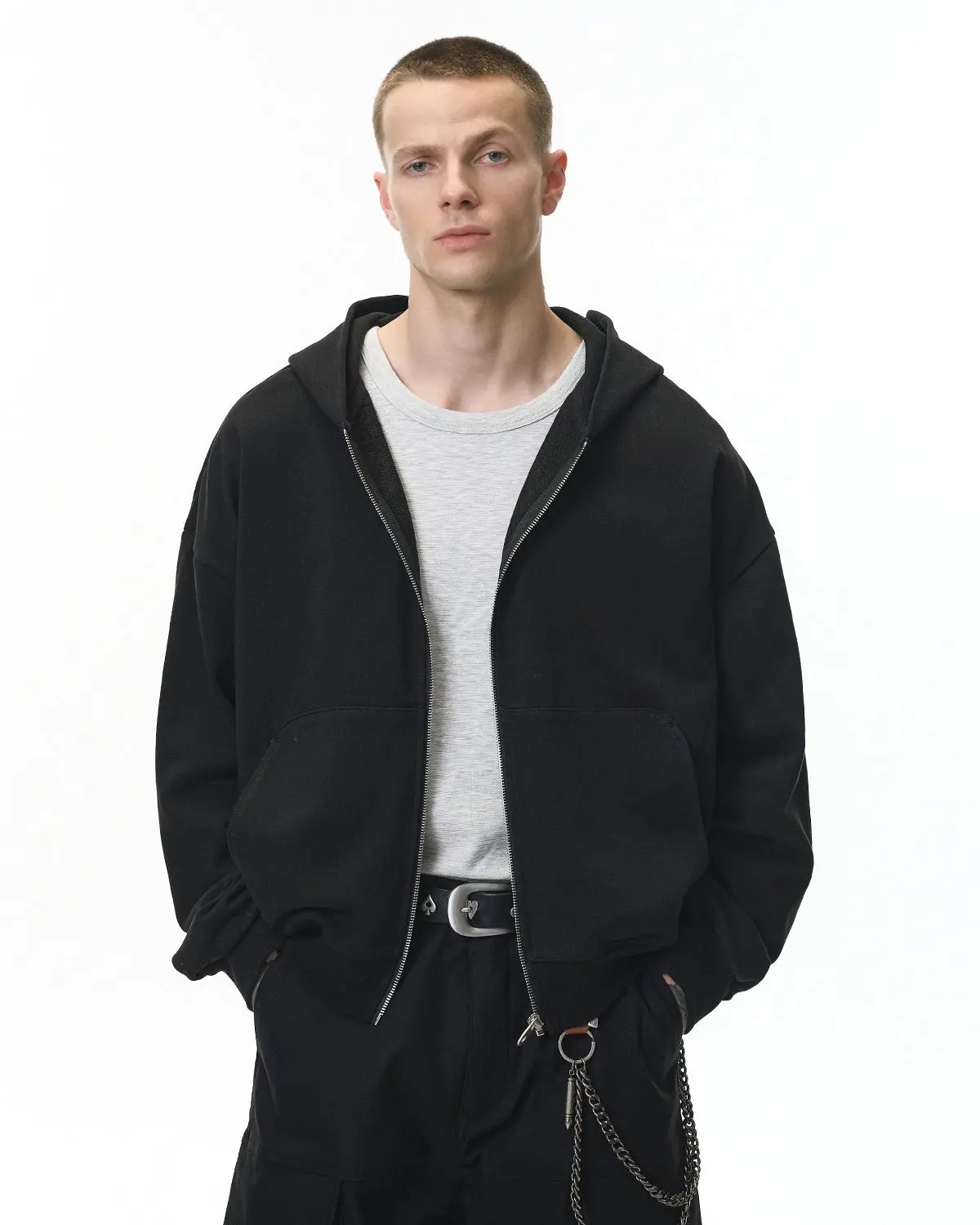 French Terry Zip Up Hoodies | Inflation Streetwear - Image 11