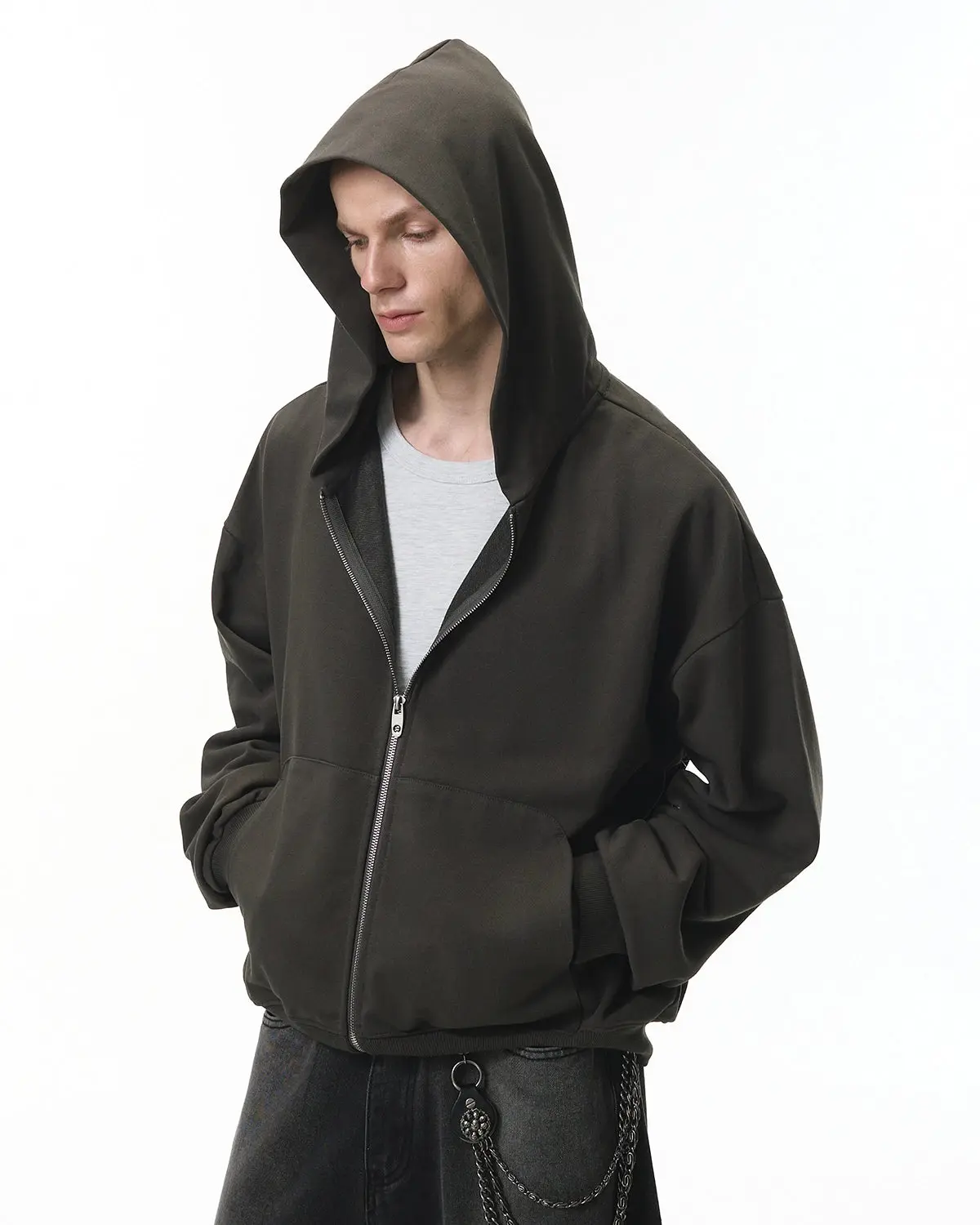 French Terry Zip Up Hoodies | Inflation Streetwear - Image 5