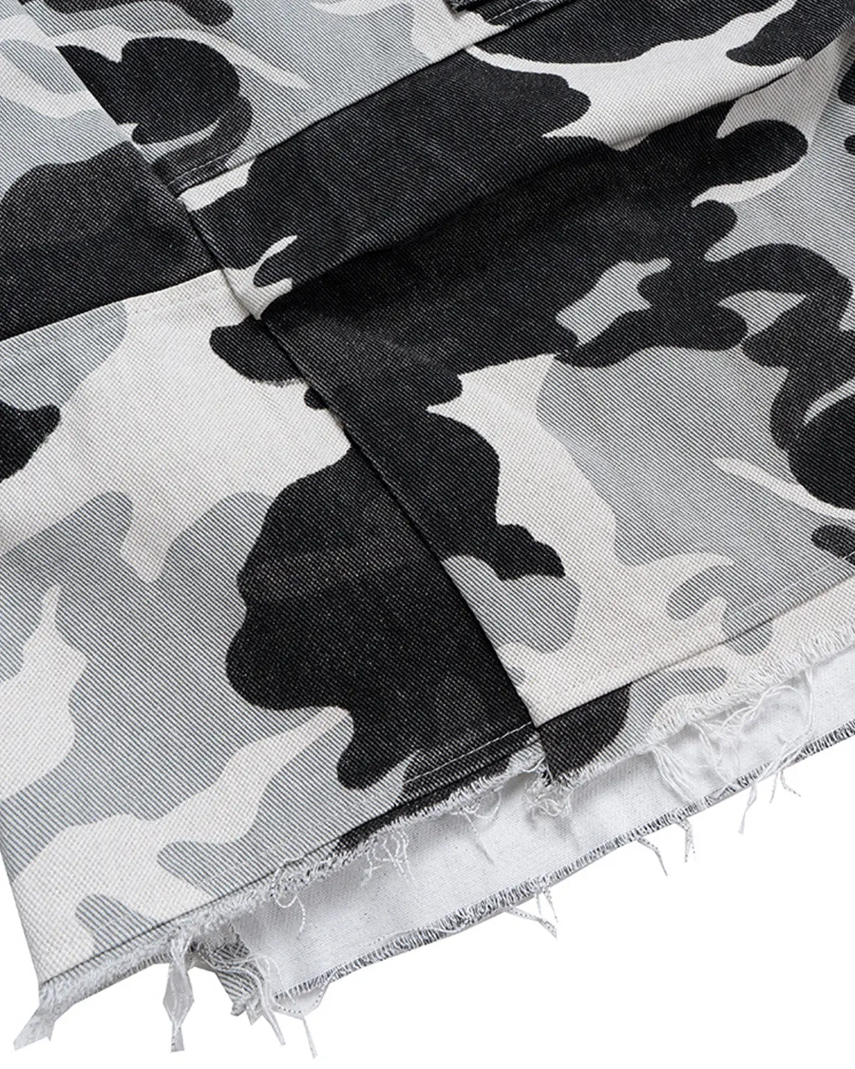 Glitter Camo Cargo Longline Shorts | Inflation Streetwear - Image 11