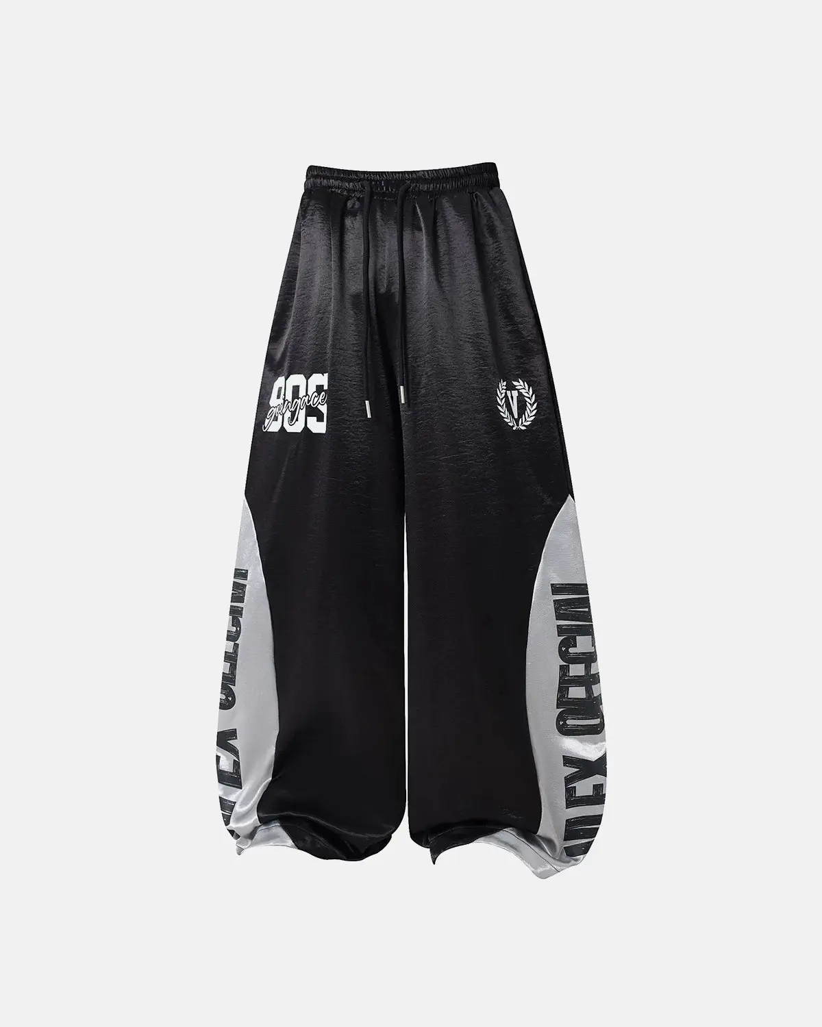 Glossy Contrast Barrel Sweatpant | Inflation Streetwear