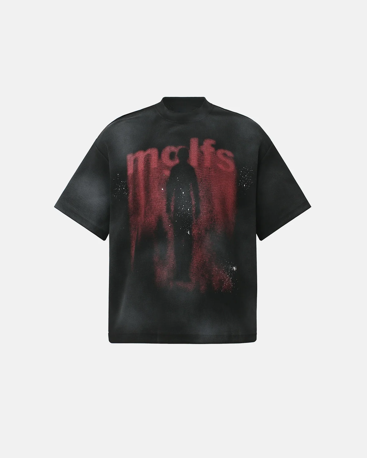 Gothic Letter Print Cotton T-Shirt | Inflation Streetwear - Image 9
