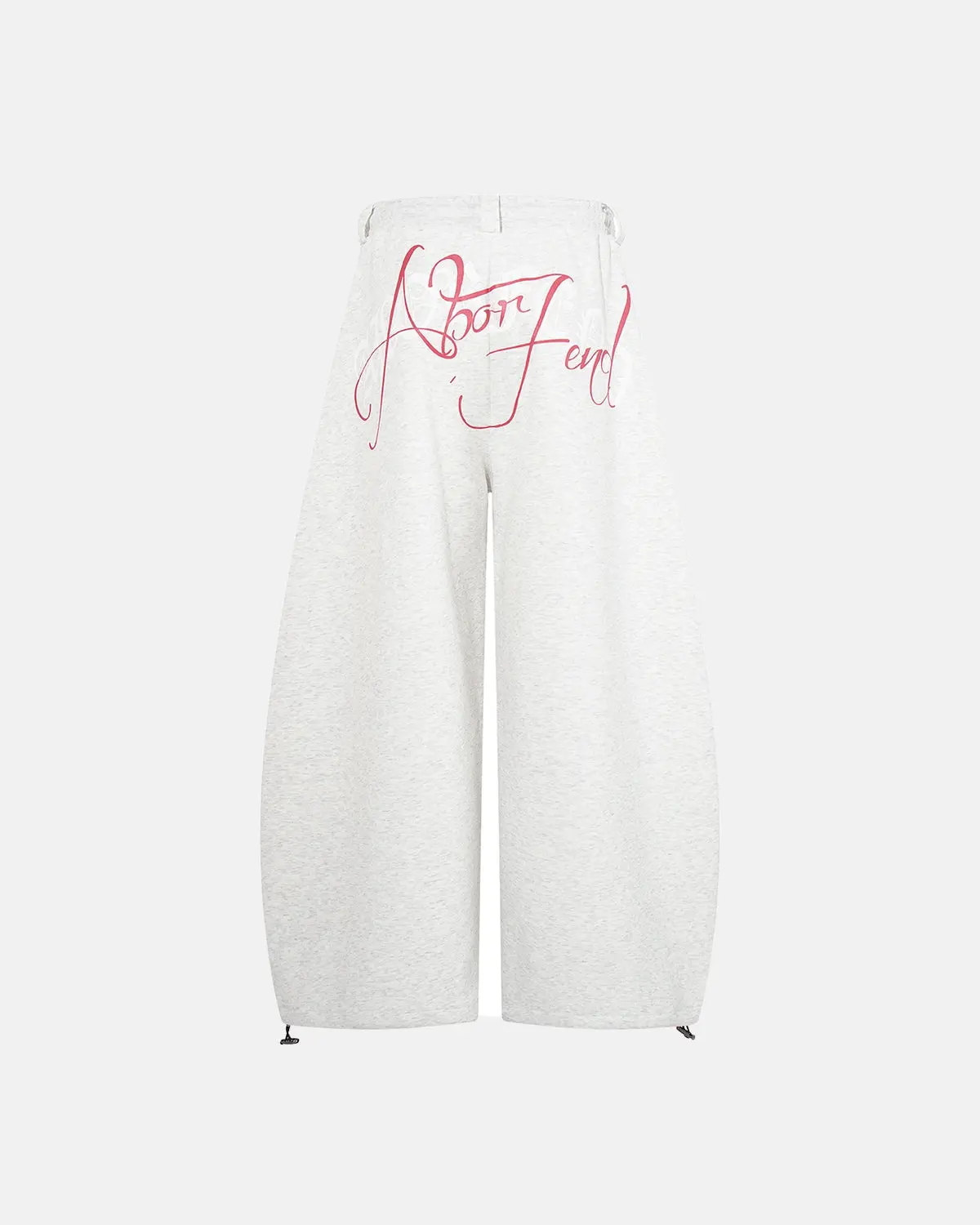 Gothic Script Baggy Sweatpants | Inflation Streetwear - Image 2