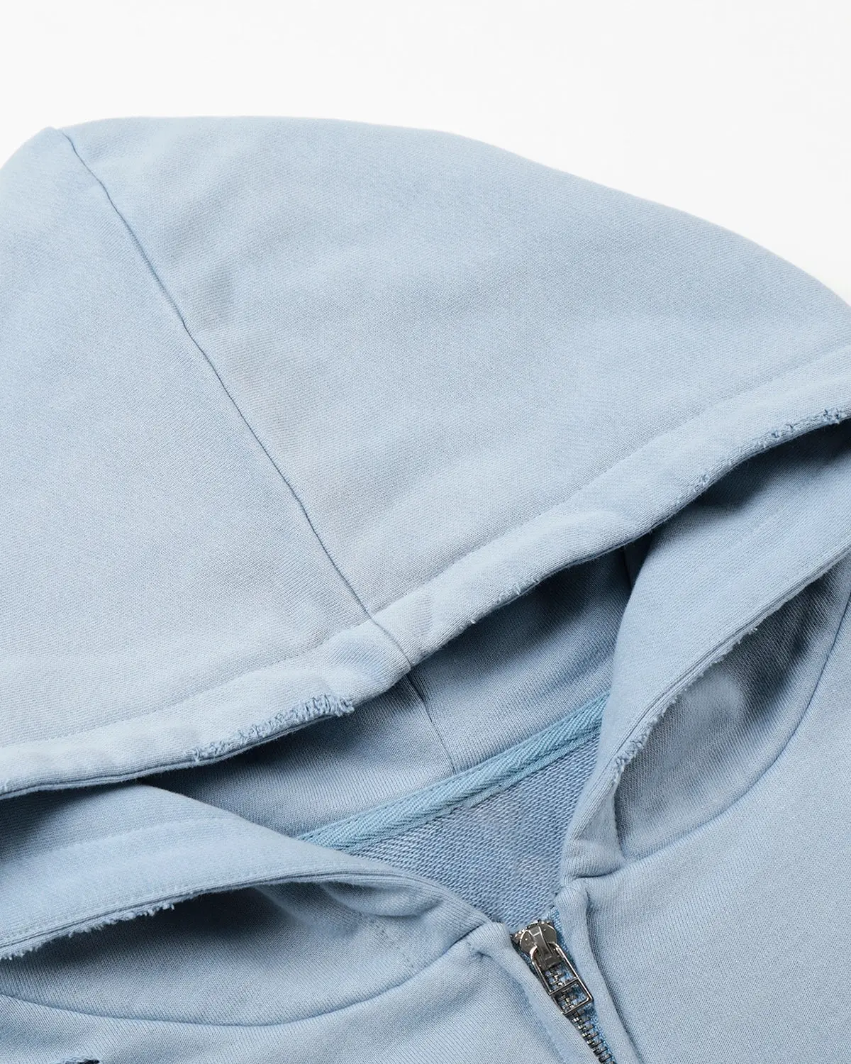 Graffiti Character Distressed Washed Zip Hoodies | Inflation Streetwear - Image 5