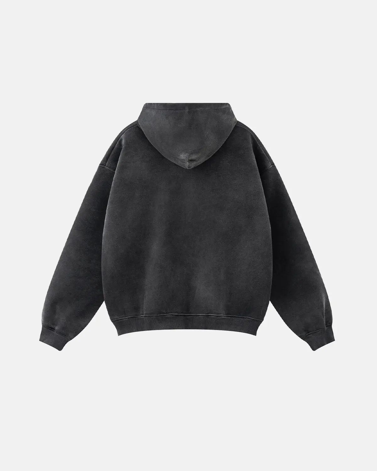 Graffiti Print Acid Washed Fleece Hoodies | Inflation Streetwear - Image 4