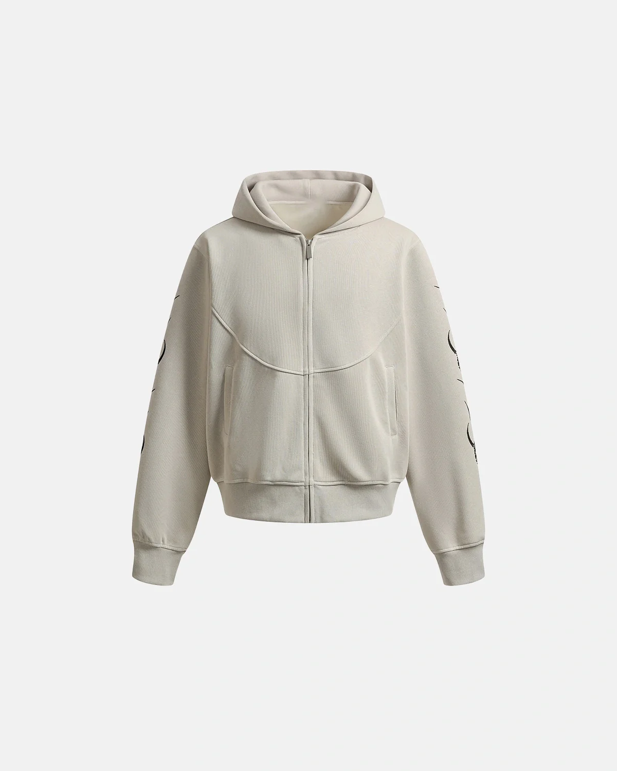 Graphic Boxy Zip Up Hoodies  | Inflation Streetwear - Image 7