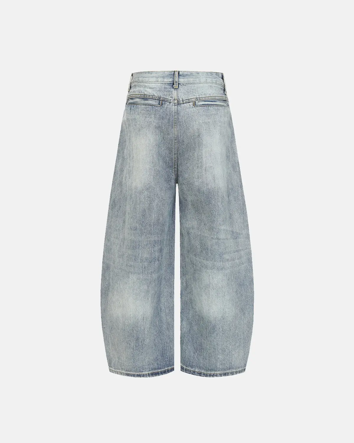 Graphic Embroidered Washed Barrel Jeans | Inflation Streetwear - Image 10