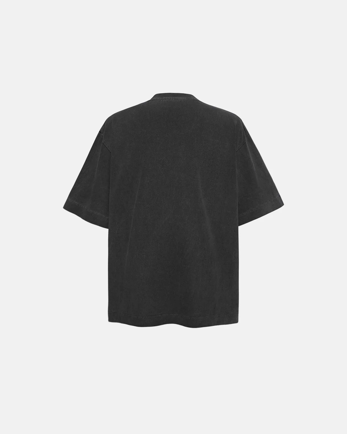 Black Washed Gothic Graphic T-Shirt | Inflation Streetwear - Image 2