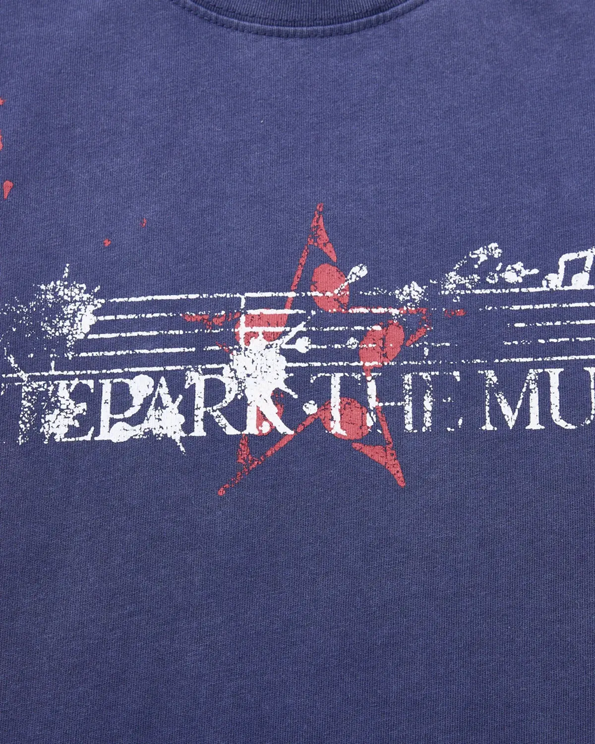Acid Washed Music Graphic T-Shirt | Inflation Streetwear - Image 13