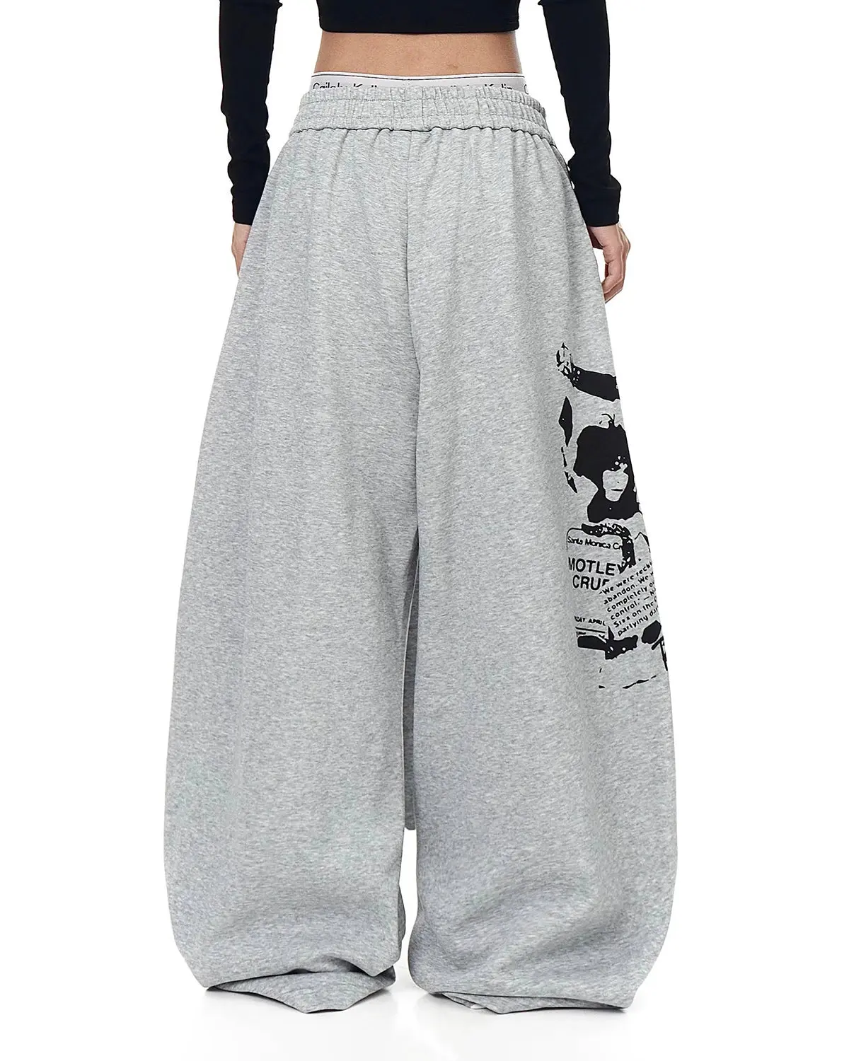 Graphic Printing Baggy Sweatpants | Inflation Streetwear - Image 5