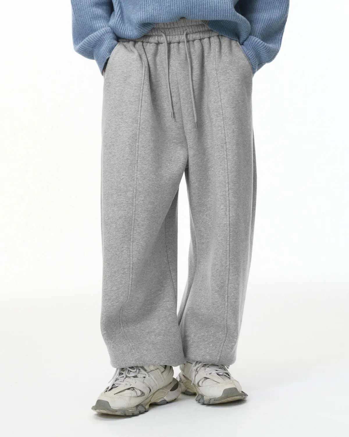Grey Baggy Jogger Sweatpant | Inflation Streetwear - Image 15
