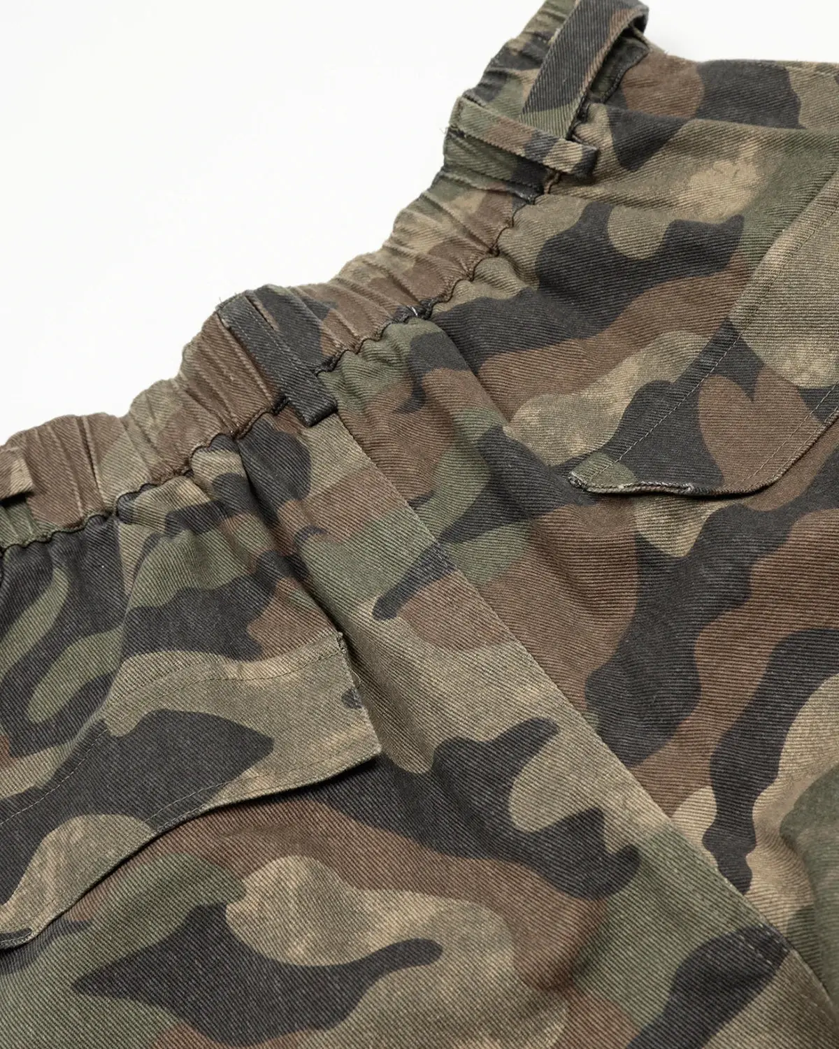 Grey Camo Utility Longline Shorts | Inflation Streetwear - Image 11
