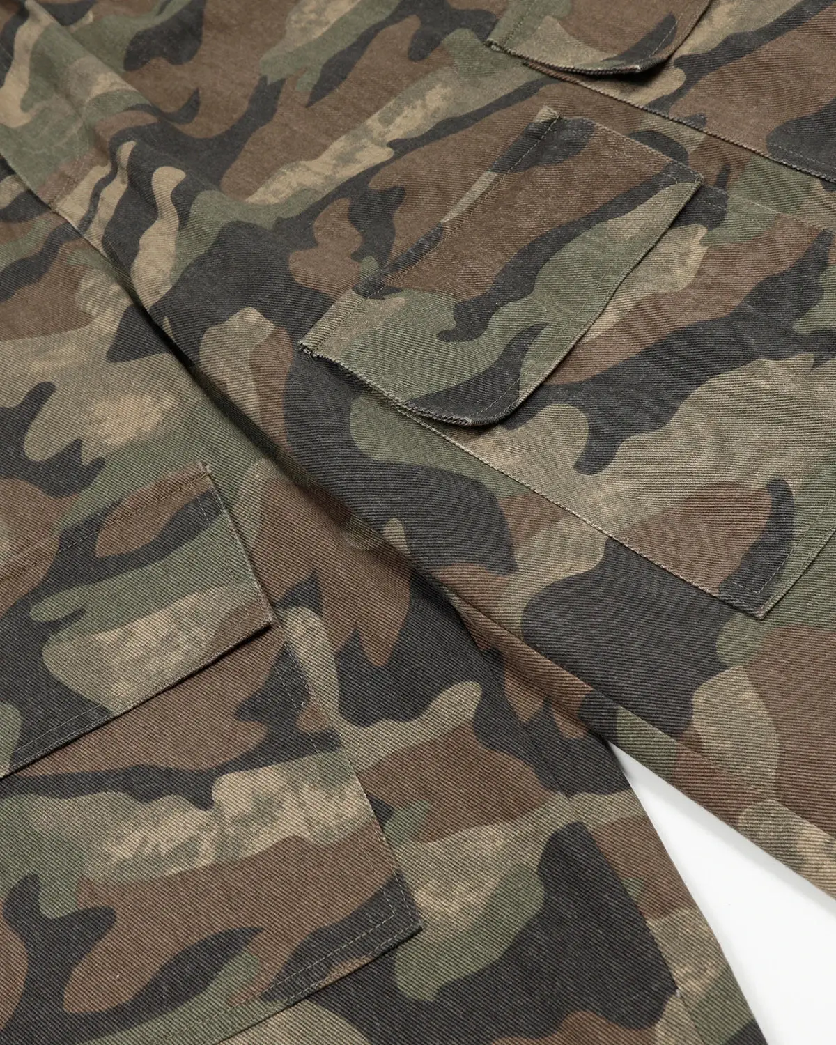 Grey Camo Utility Longline Shorts | Inflation Streetwear - Image 12