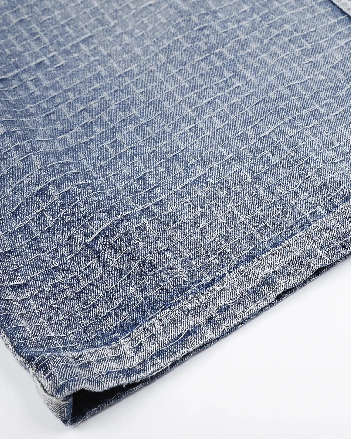 Grid Texture Baggy Jorts | Inflation Streetwear - Image 8