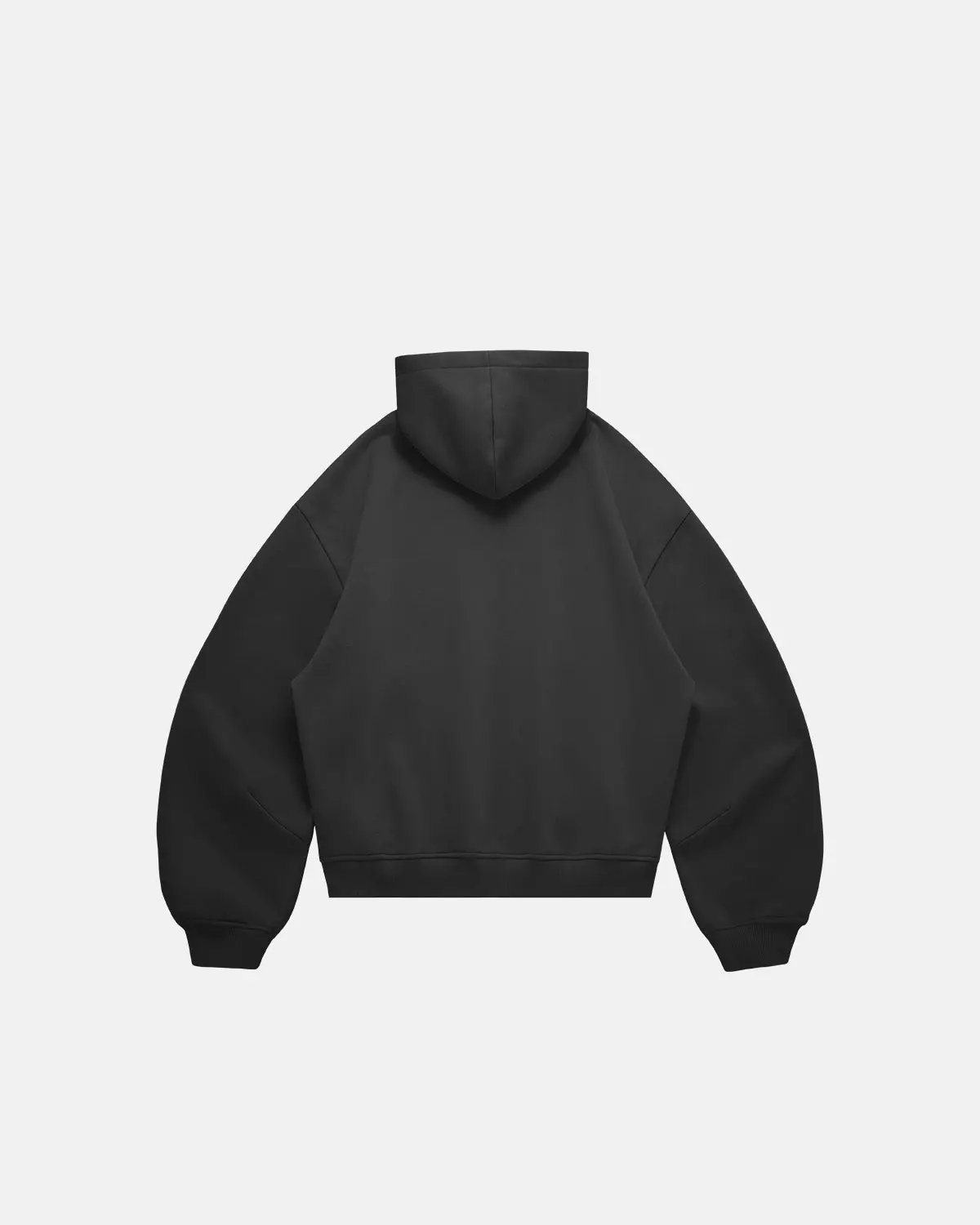 High Collar Fleece Double Zip-Up Hoodies | Inflation Streetwear - Image 5