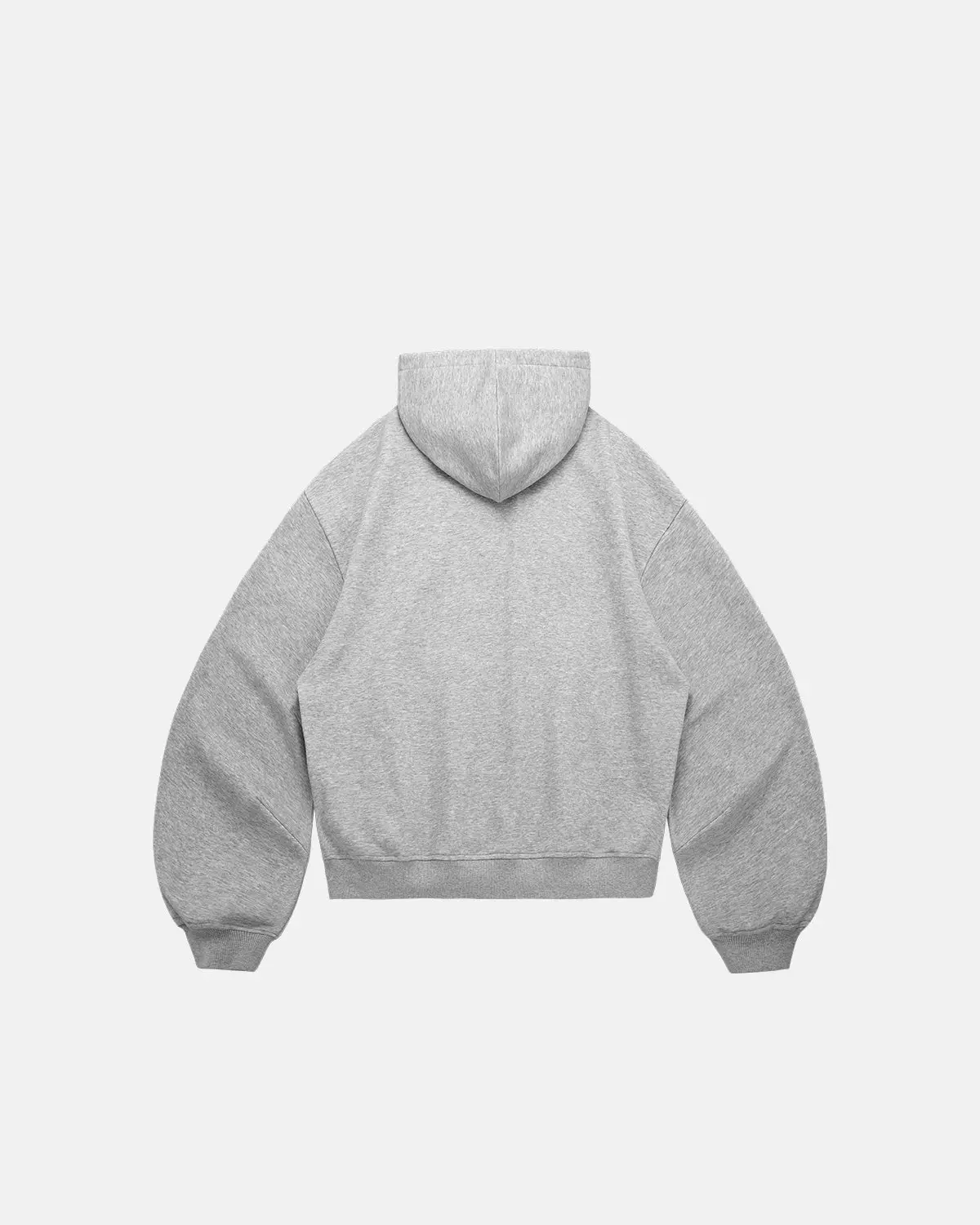 High Collar Fleece Double Zip-Up Hoodies | Inflation Streetwear - Image 6