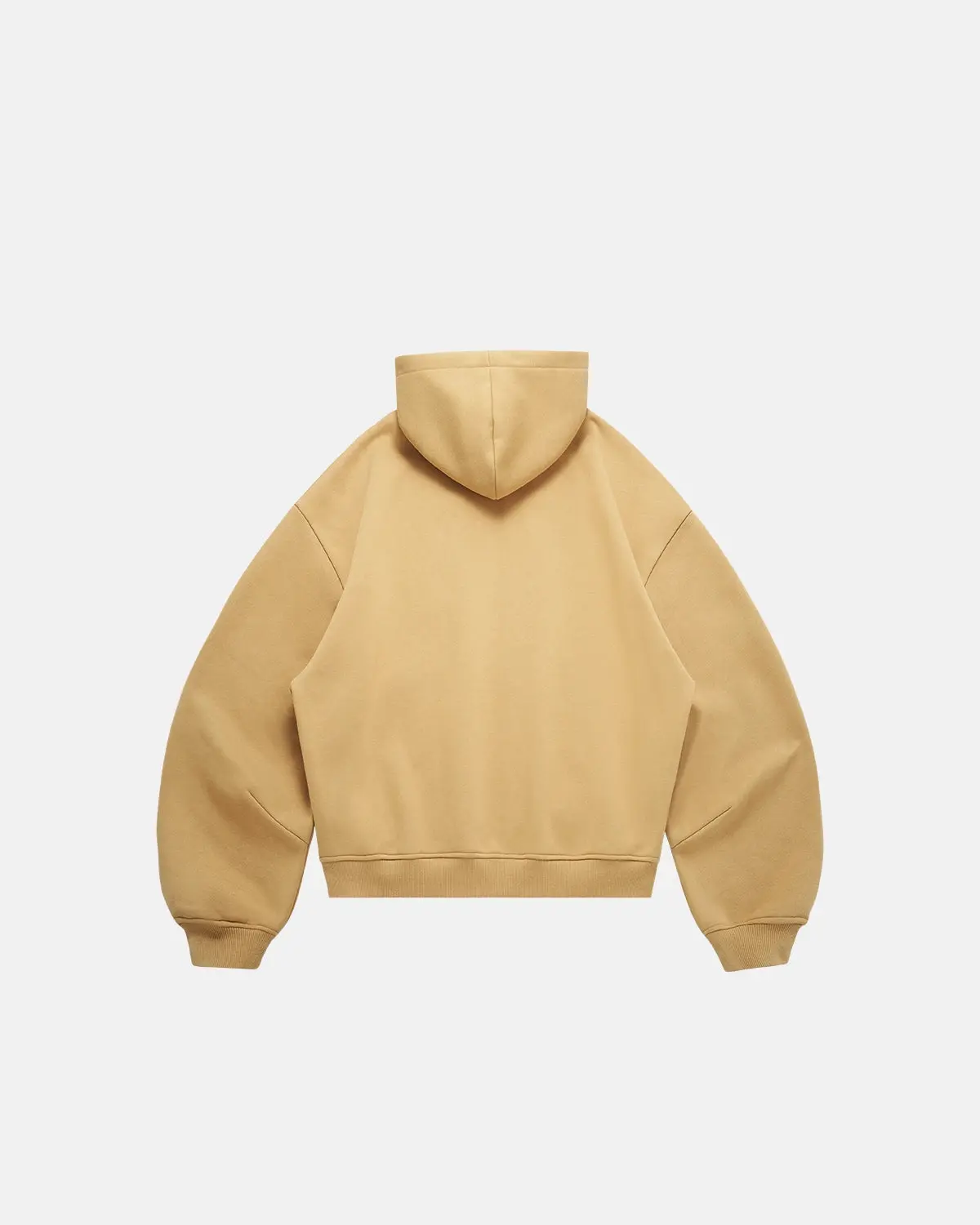High Collar Fleece Double Zip-Up Hoodies | Inflation Streetwear - Image 9
