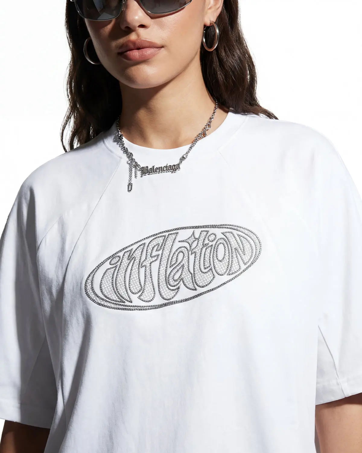 Hollow Embroidered Graphic T-Shirt | Inflation Streetwear - Image 4