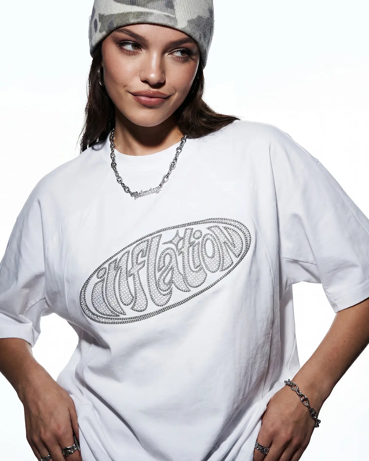 Hollow Embroidered Graphic T-Shirt | Inflation Streetwear - Image 6