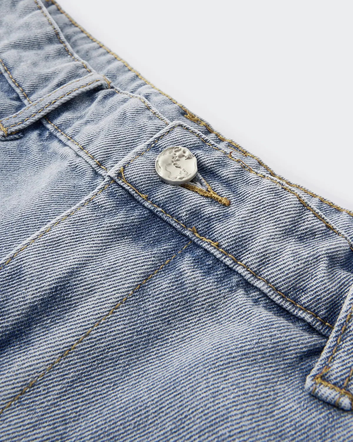 Acid Washed Distressed Barrel Jeans | Inflation Streetwear - Image 9