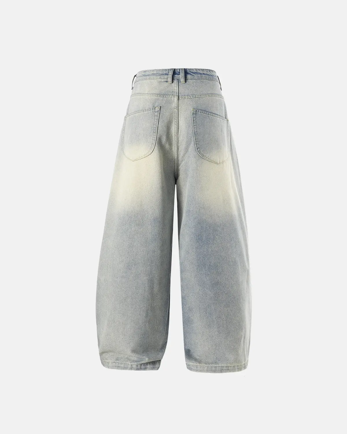 Acid Washed Super Baggy Jeans | Inflation Streetwear - Image 2