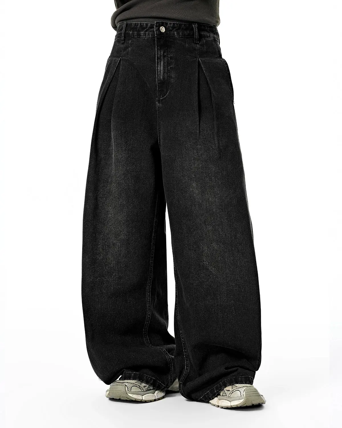 Acid Washed Super Baggy Jeans | Inflation Streetwear - Image 3