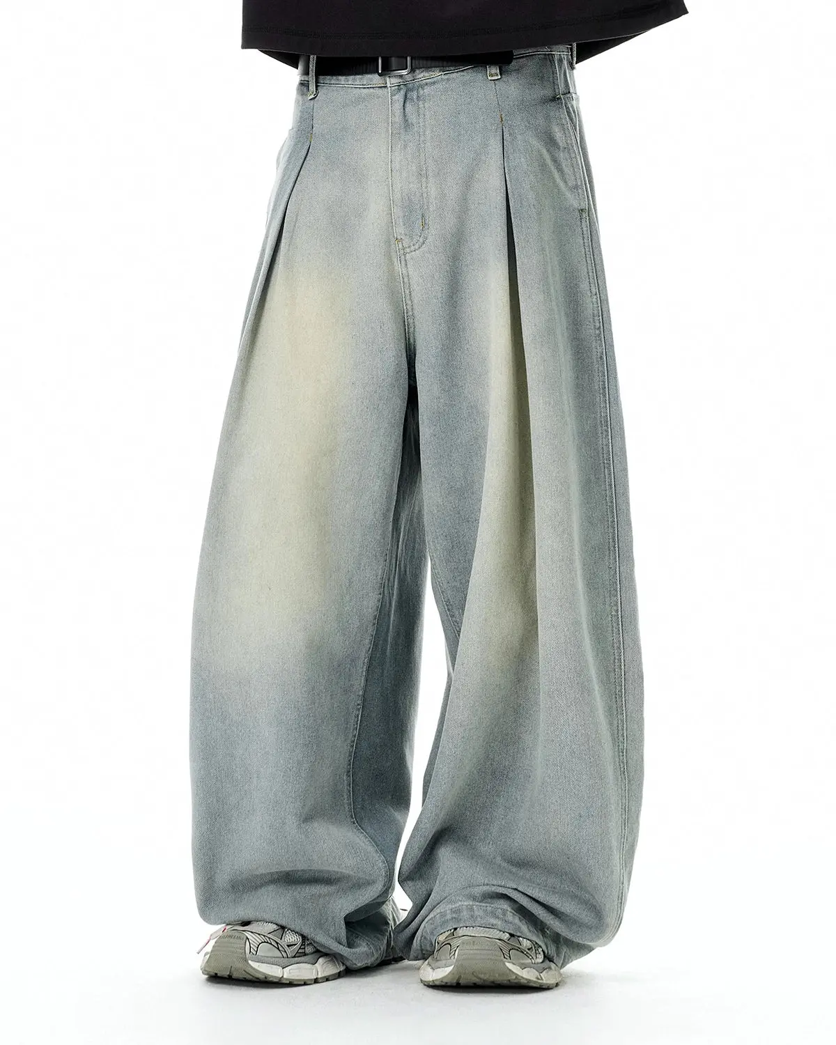 Acid Washed Super Baggy Jeans | Inflation Streetwear - Image 4
