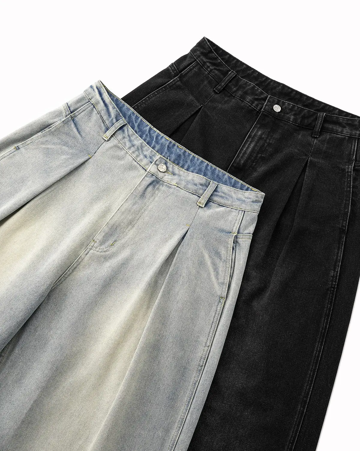 Acid Washed Super Baggy Jeans | Inflation Streetwear - Image 7