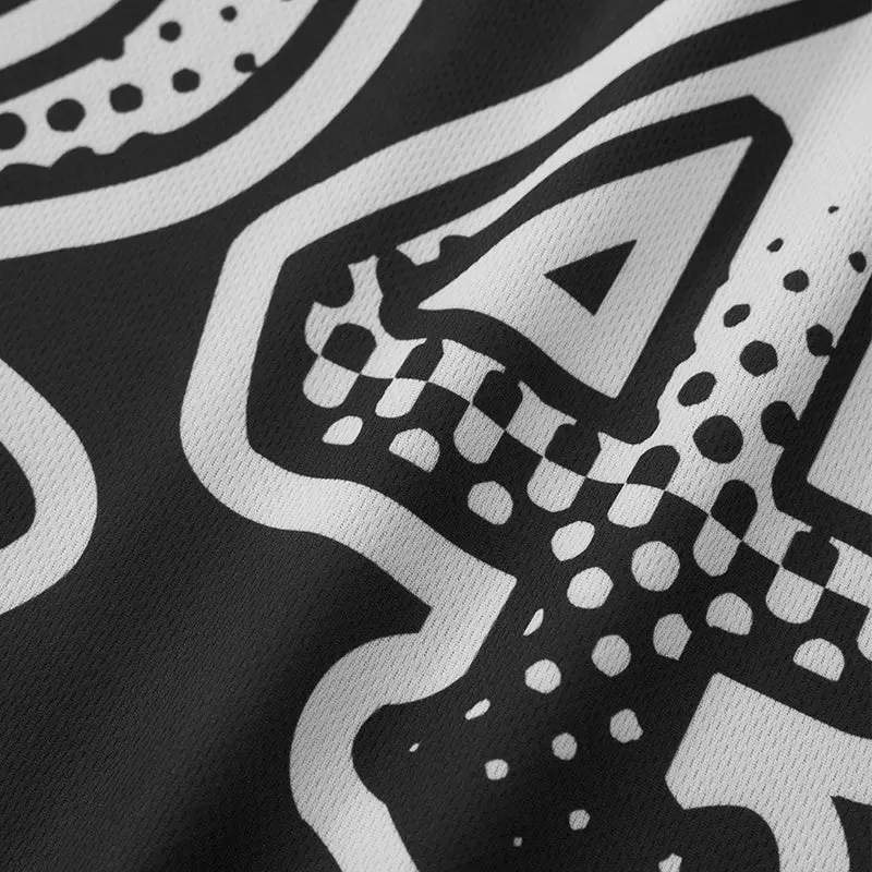 Gradient Number Graphic Jersey Tee | Inflation Streetwear - Image 7