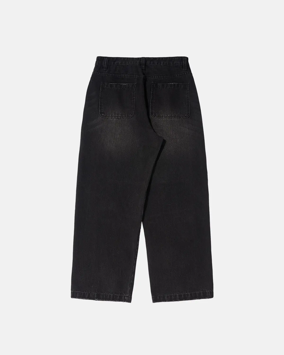 INFLATION Faded Dirty Baggy Cargo Jeans - Image 6