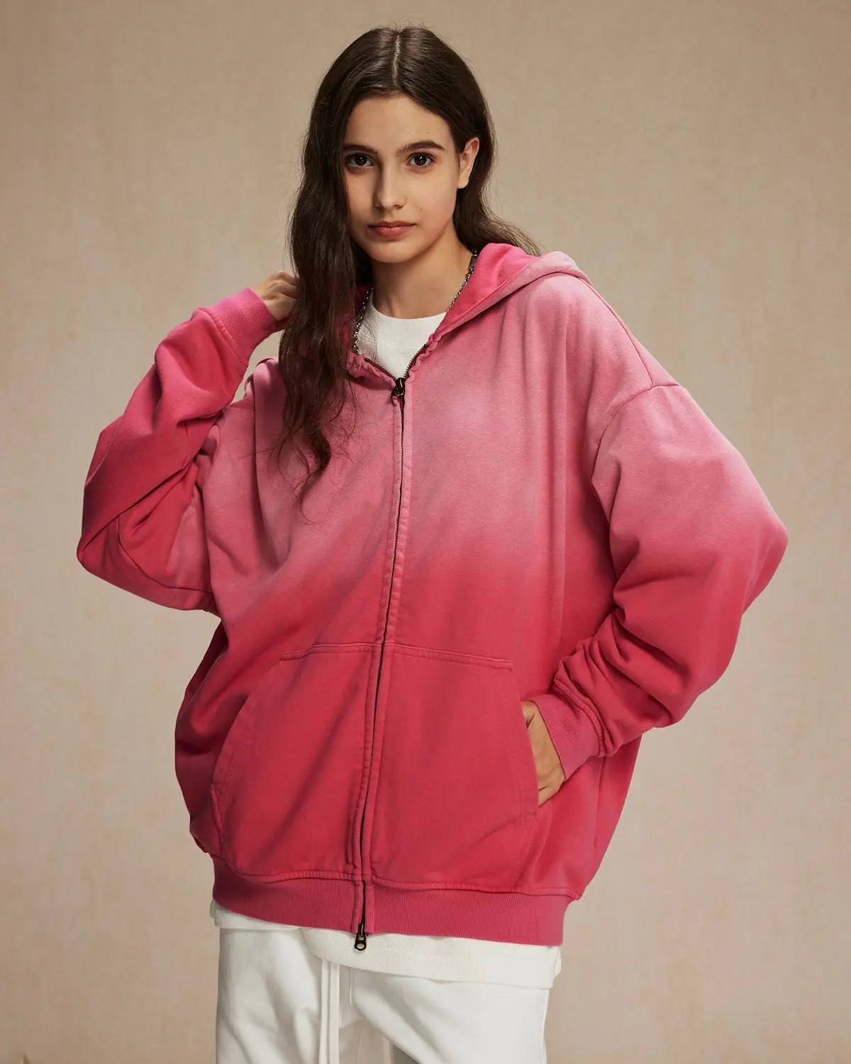 INFLATION Monkey Wash French Terry Zip Up Hoodies - Image 17