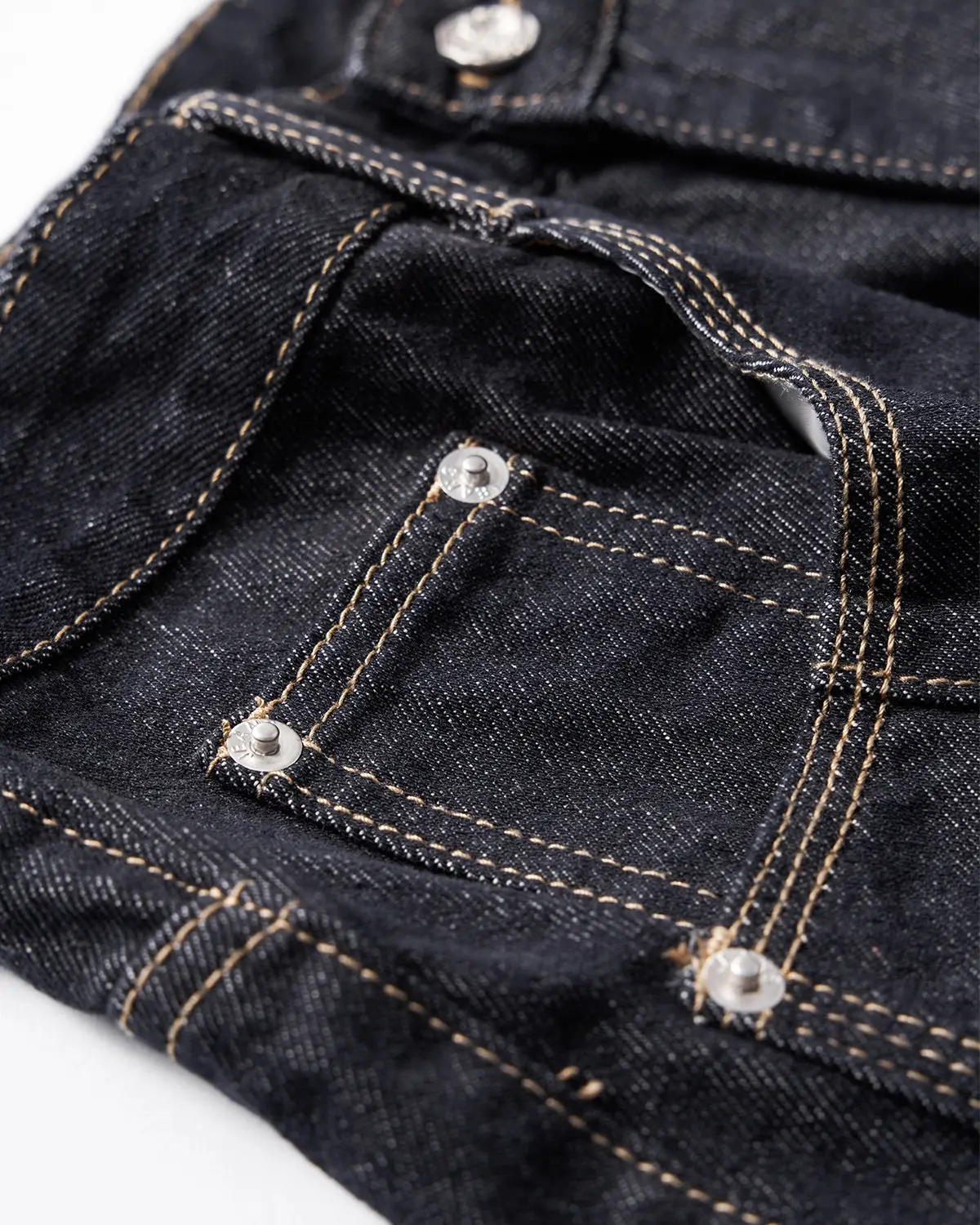 INFLATION Raw Color Barrel Baggy Jeans - Image 13