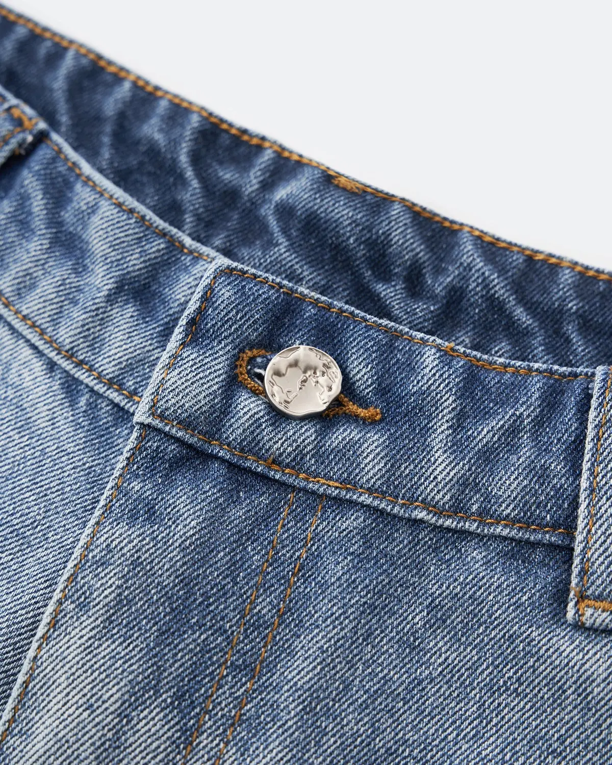 Washed Baggy Longline Jorts | Inflation Streetwear - Image 11