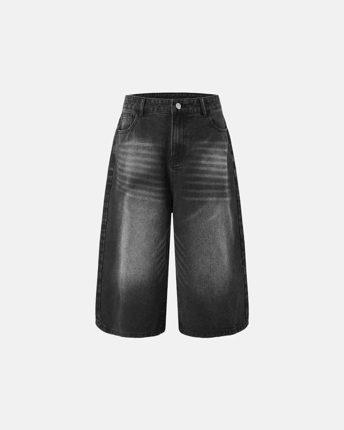 Washed Baggy Longline Jorts | Inflation Streetwear - Image 8