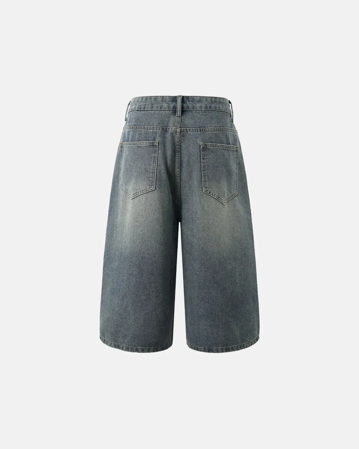 Washed Baggy Longline Jorts | Inflation Streetwear - Image 9