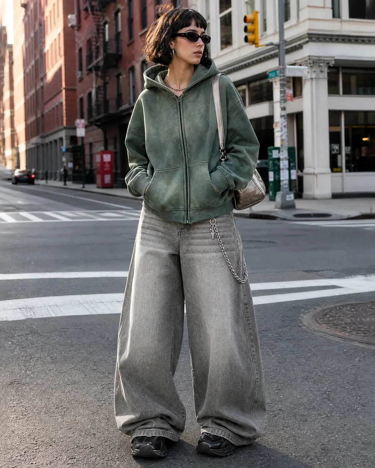 INFLATION Washed Barrel Baggy Jeans - Image 12