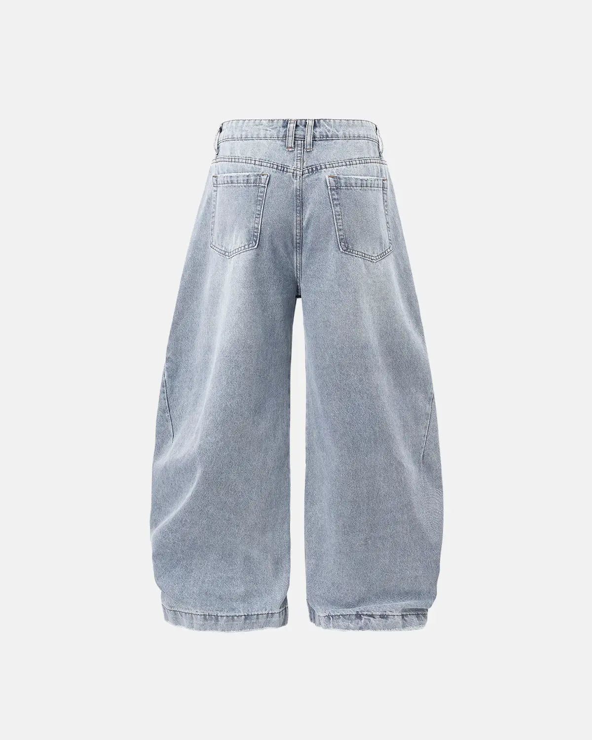 INFLATION Washed Barrel Baggy Jeans - Image 16