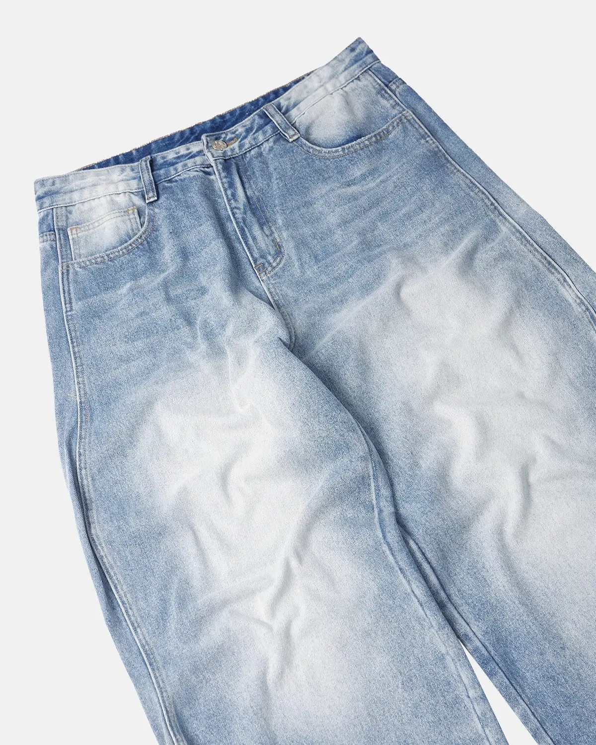 INFLATION Wave Washed Baggy Jeans - Image 12