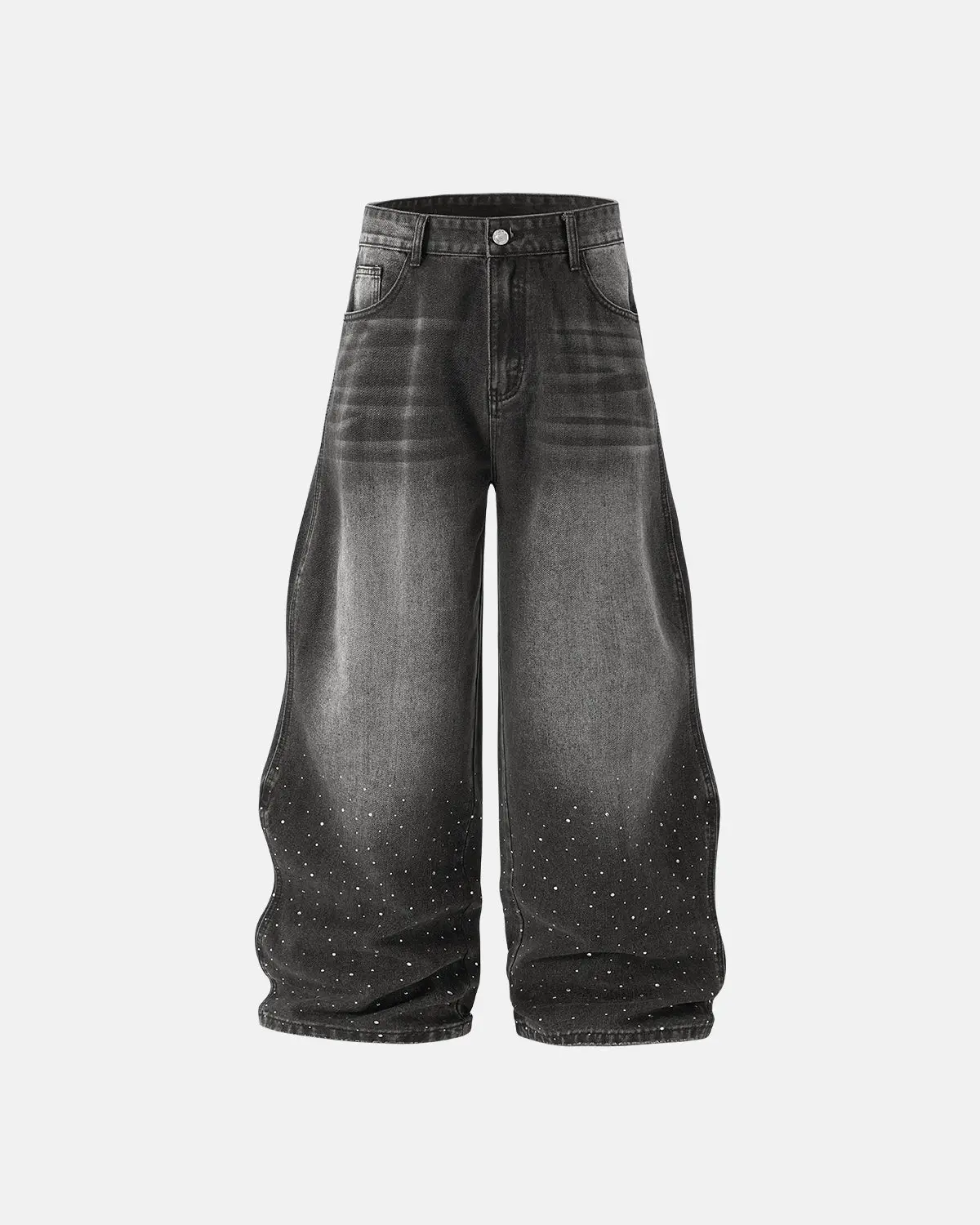 INFLATION Wave Washed Baggy Jeans - Image 15