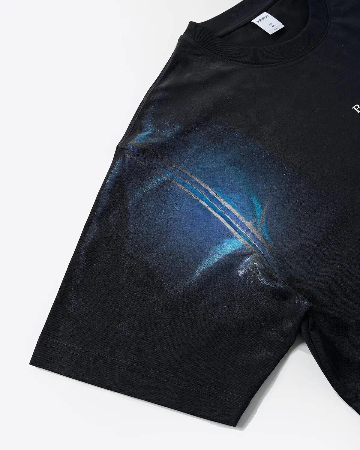 Iridescent Shimmer Oversized T-Shirt | Inflation Streetwear - Image 9