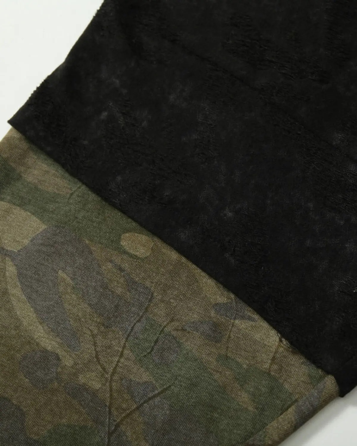 Lace Patchwork Camo Raglan Tees | Inflation Streetwear - Image 5